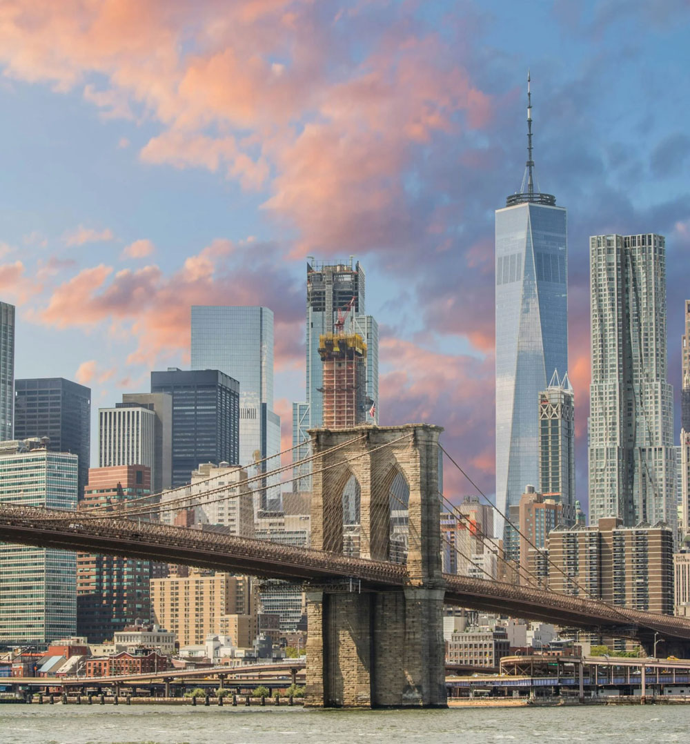 Colorful NewYork City Skyline