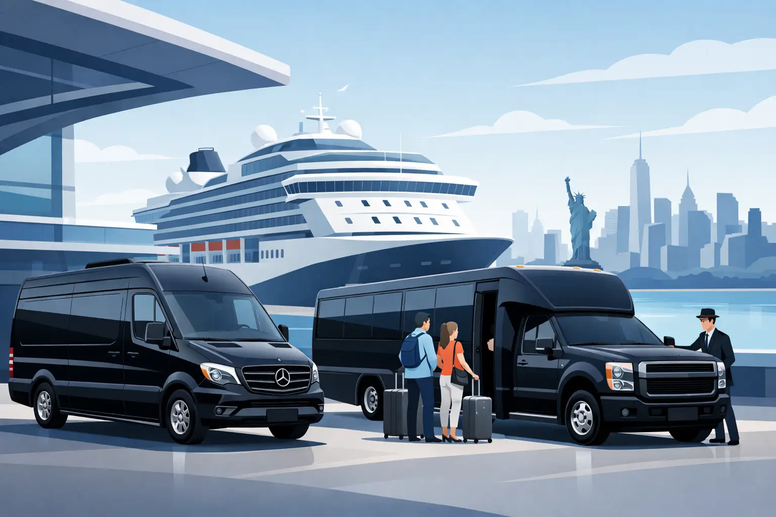 Cruise Terminal Transfers for New York Groups