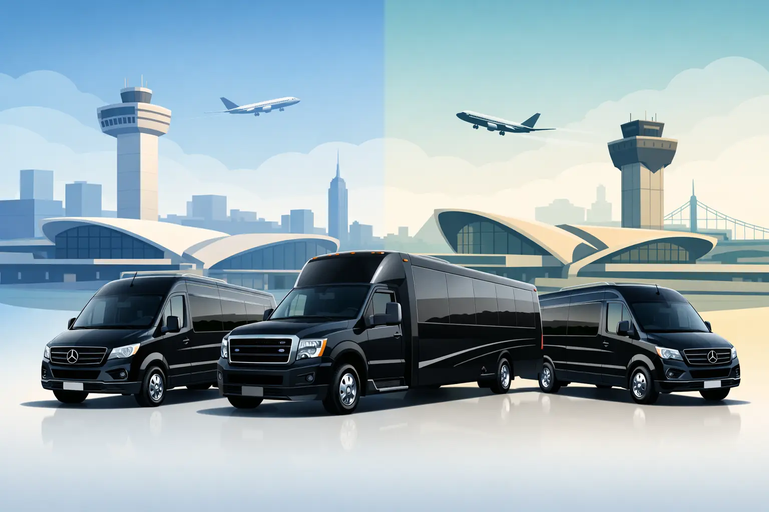 JFK versus Newark Group Transfers Compared