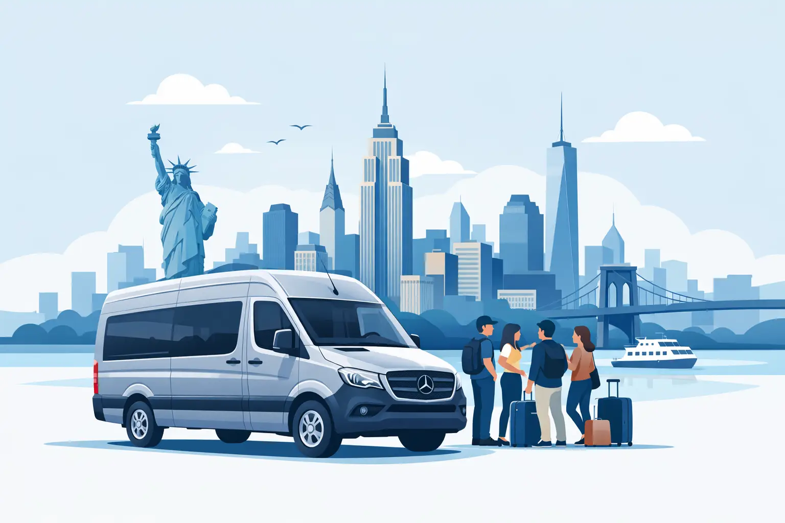 Mercedes Sprinter Van Rental NYC for Groups