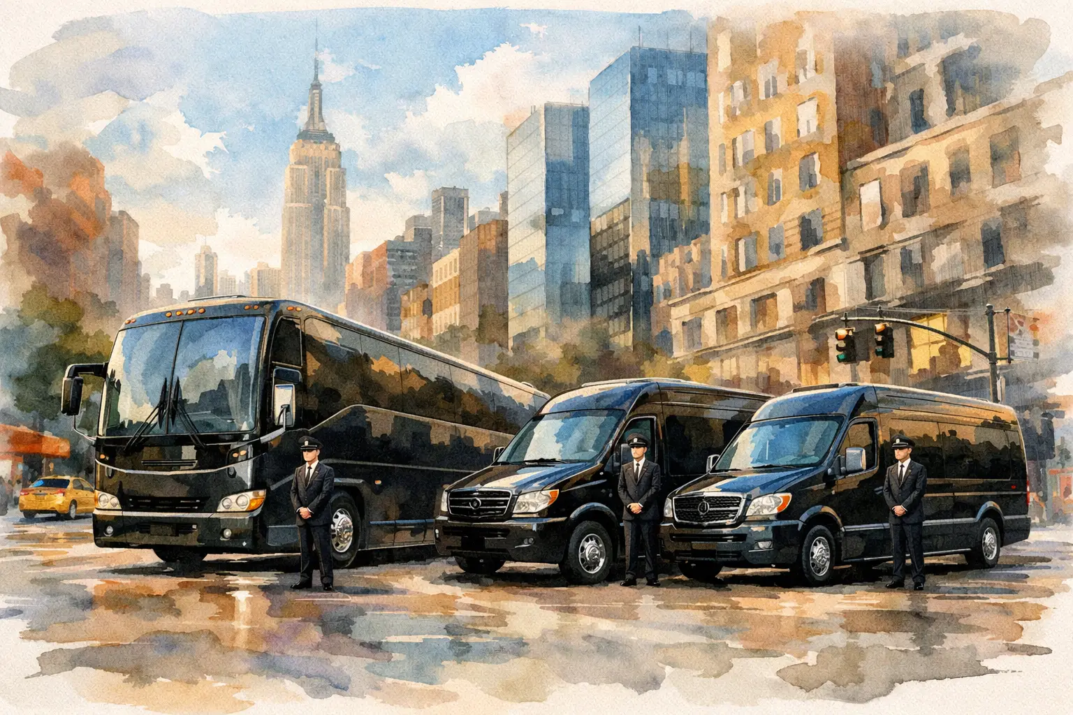Private Bus Versus Multiple Cars for Groups